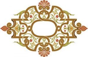 Silueta ornamental001
