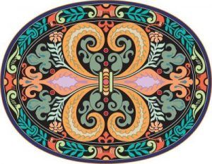 Silueta ornamental014