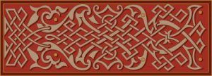 Silueta ornamental027