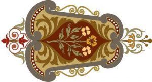 Silueta ornamental066