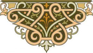 Silueta ornamental080