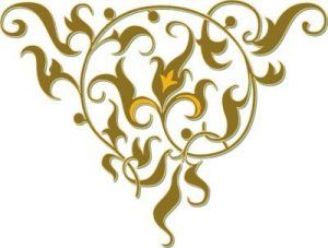 Silueta ornamental081