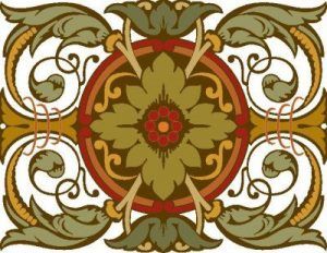 Silueta ornamental104