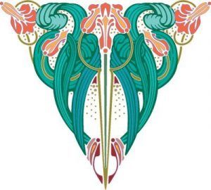 Silueta ornamental166