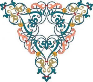 Silueta ornamental195