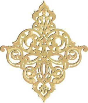 Silueta ornamental207