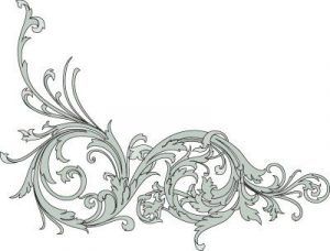 Silueta ornamental214