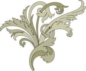 Silueta ornamental215