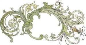 Silueta ornamental219