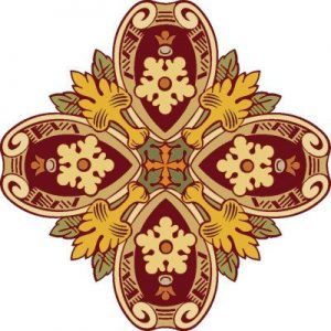 Silueta ornamental237