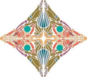 Silueta ornamental366