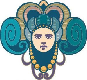 Silueta ornamental383