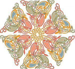 Silueta ornamental386