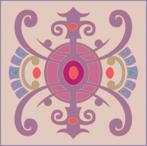 Silueta ornamental387