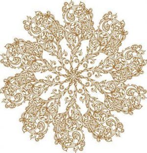 Silueta ornamental390