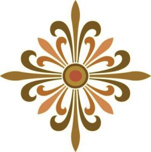 Silueta ornamental397