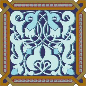 Silueta ornamental406