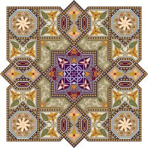 Silueta ornamental418