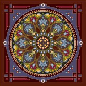 Silueta ornamental419