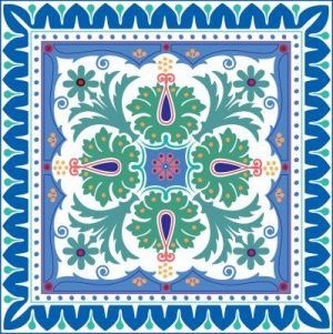 Silueta ornamental421