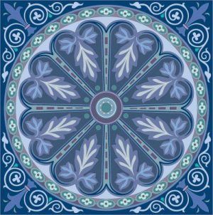 Silueta ornamental422