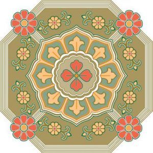 Silueta ornamental435