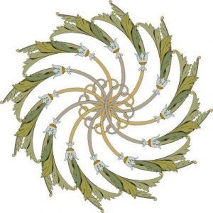 Silueta ornamental438