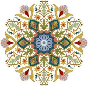 Silueta ornamental441