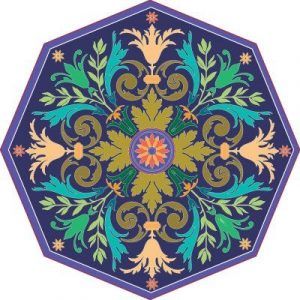 Silueta ornamental443