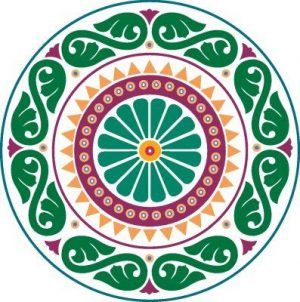 Silueta ornamental447