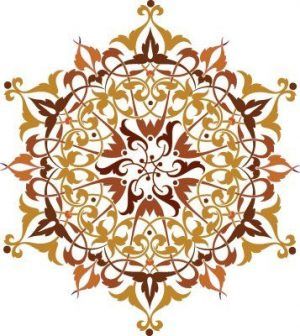 Silueta ornamental449