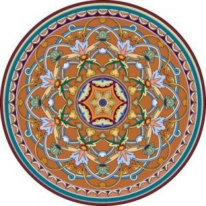 Silueta ornamental451