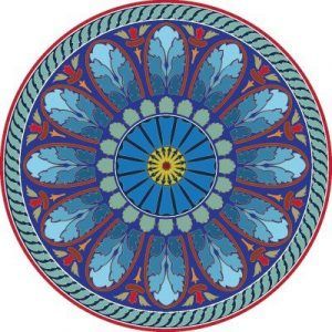 Silueta ornamental457