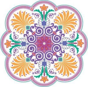 Silueta ornamental461