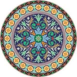 Silueta ornamental462