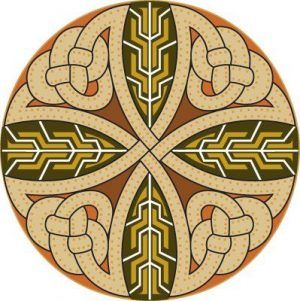 Silueta ornamental477