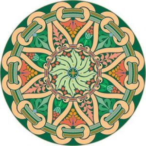 Silueta ornamental478