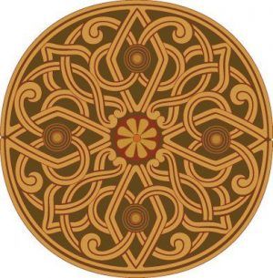 Silueta ornamental489