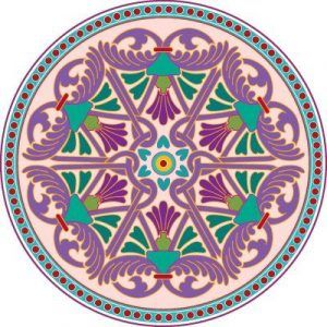 Silueta ornamental491