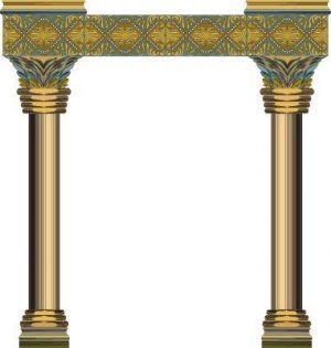 Silueta ornamental499