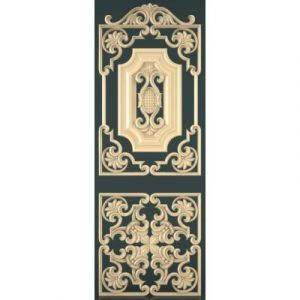 Decoración puerta 123