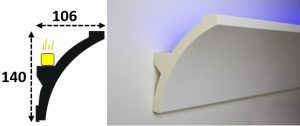 Cornisa led interior 003