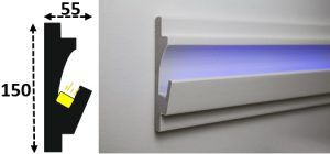 Cornisa led interior 010
