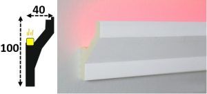 Cornisa led interior 014