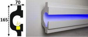 Cornisa led interior 015