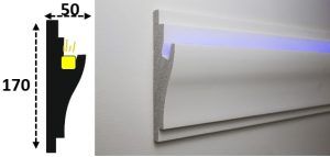 Cornisa led interior 016