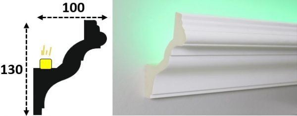 Cornisa led interior 017