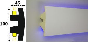 Cornisa led interior 018