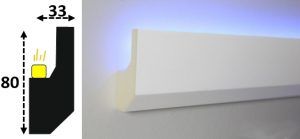 Cornisa led interior 020
