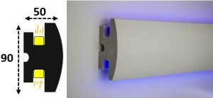 Cornisa led interior 023